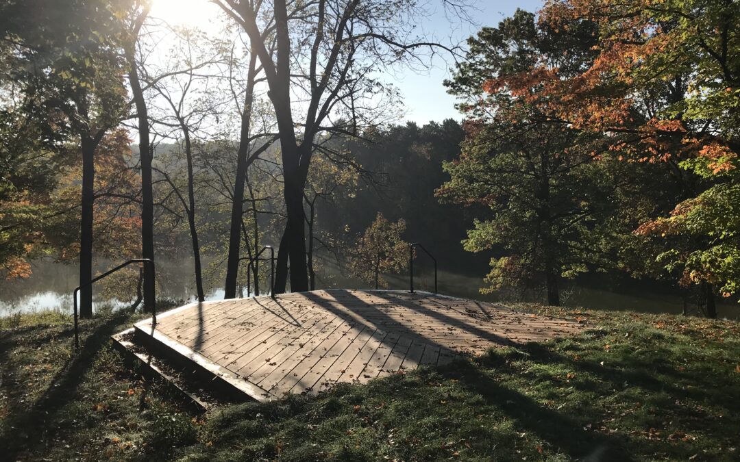 Landscape design by a landscape engineer