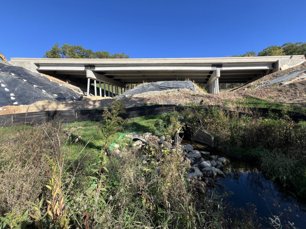 Stream restoration project in Minnesota