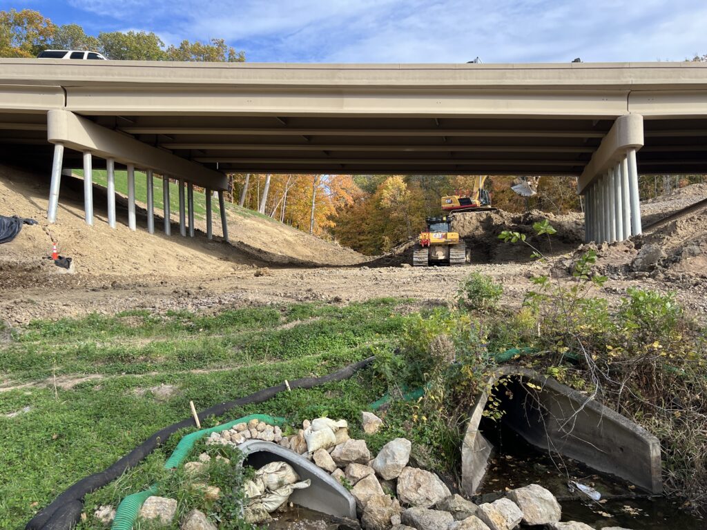 Stream restoration project in Minnesota